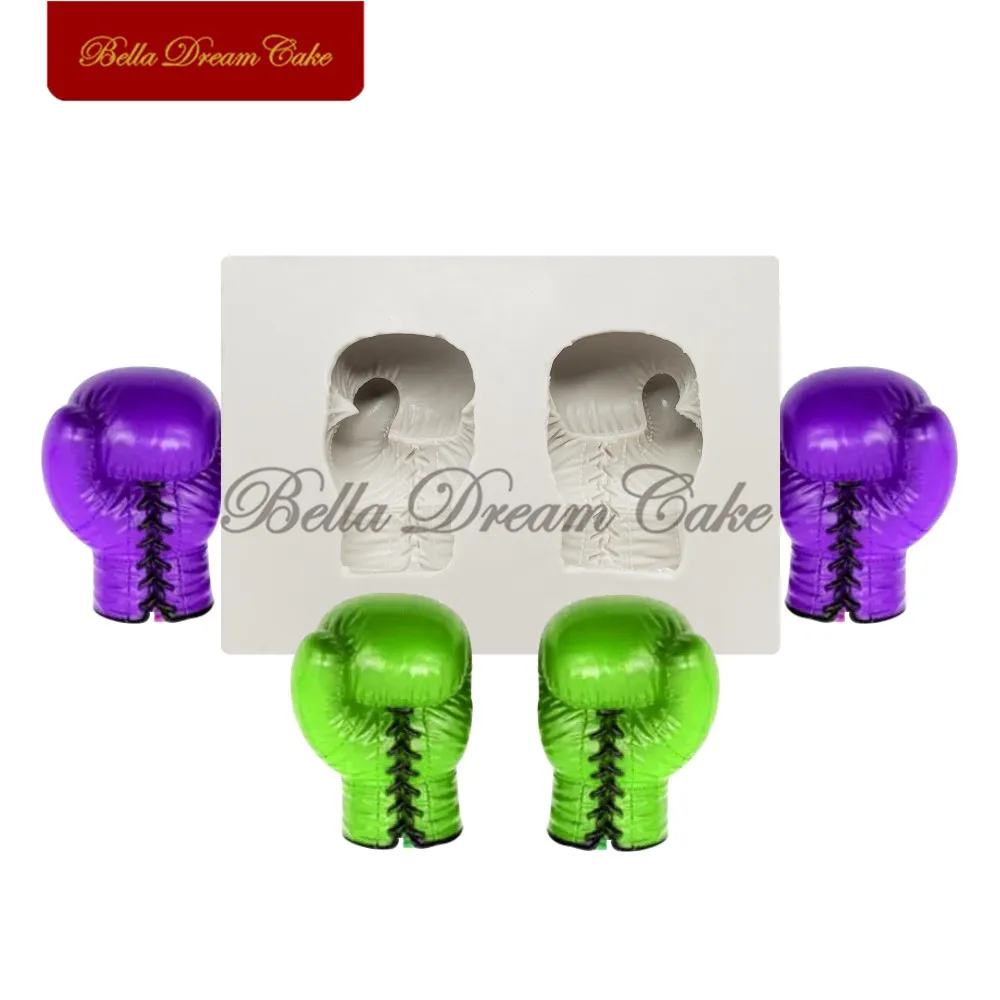 Boxen Handschuhe Silikon Form Kuchen Grenze Dekoration Formen Fondant Sugar Mould Kuchen Dekorieren