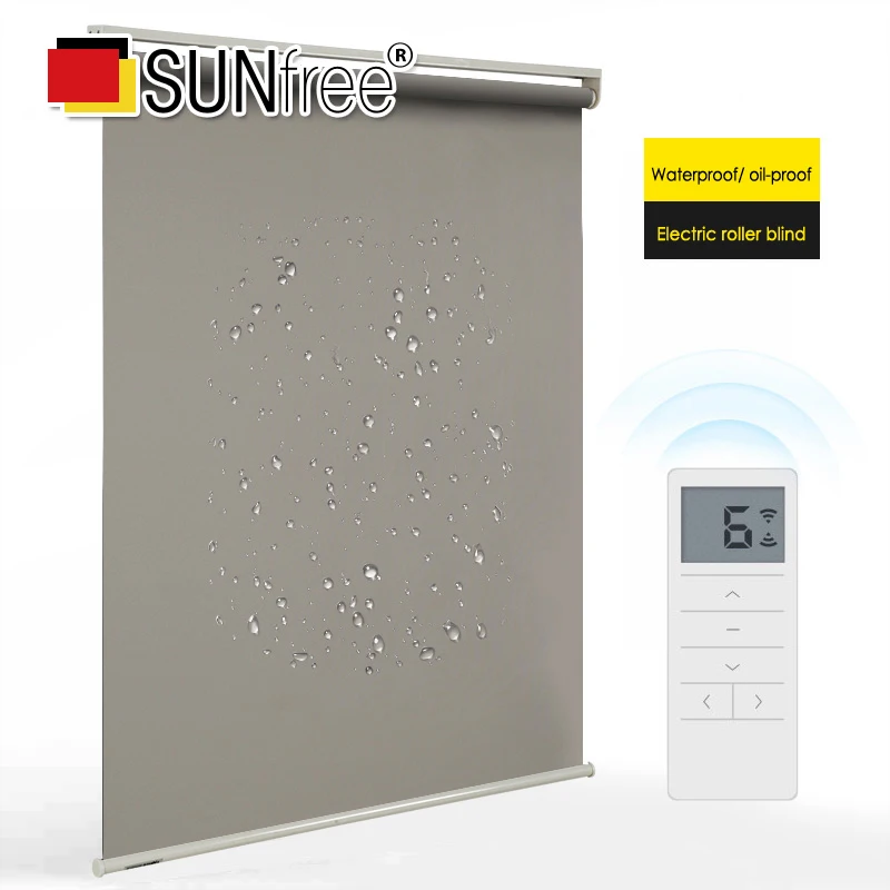 Sunfree intelligente Elektrische rollos DC 5V wireless lithium-batterie Öldicht wasserdichte