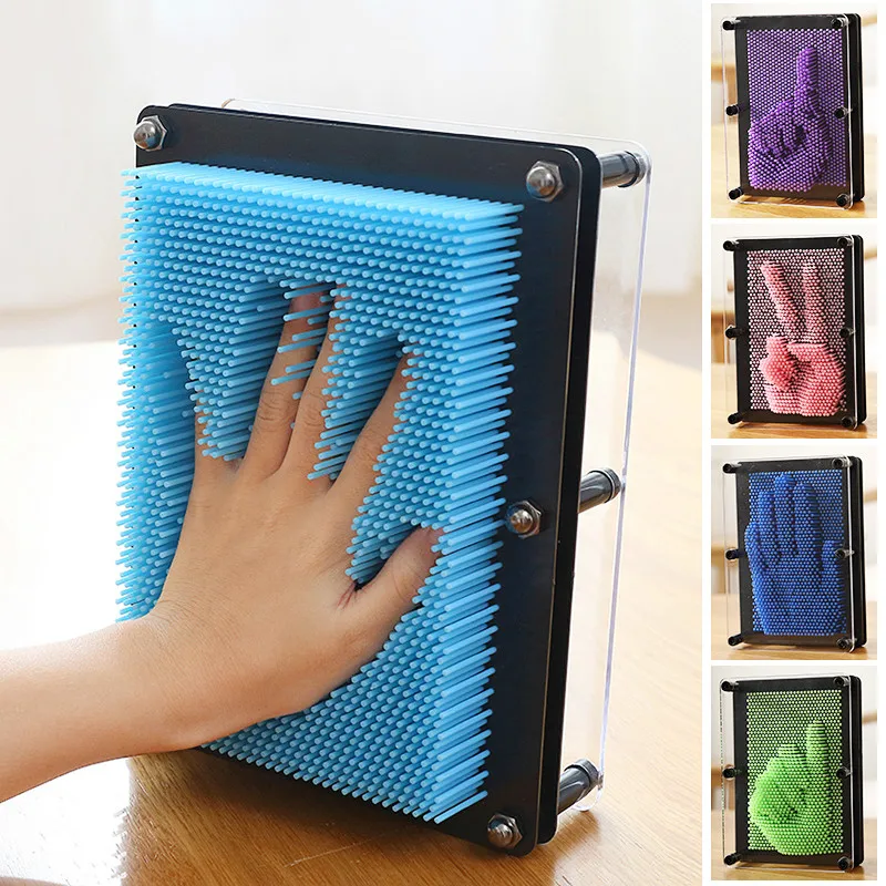 Pin Kunst 3D Skulptur DIY Nadel Carving Mold Schreibtisch Spielzeug Dekoration Hogar Maison