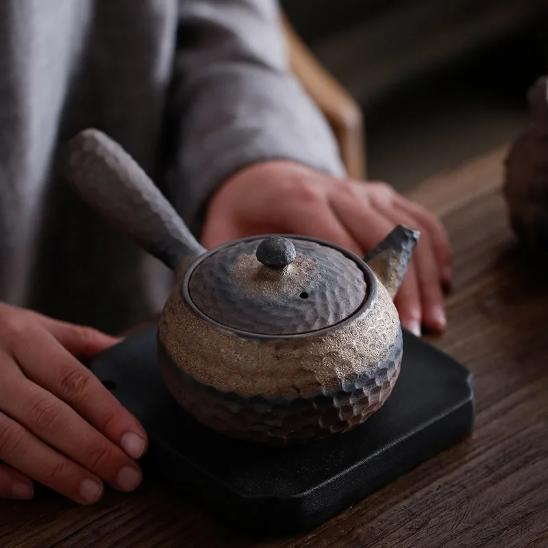 LUWU japanische keramik kyusu teekannen chinesischen tee topf drink 200ml