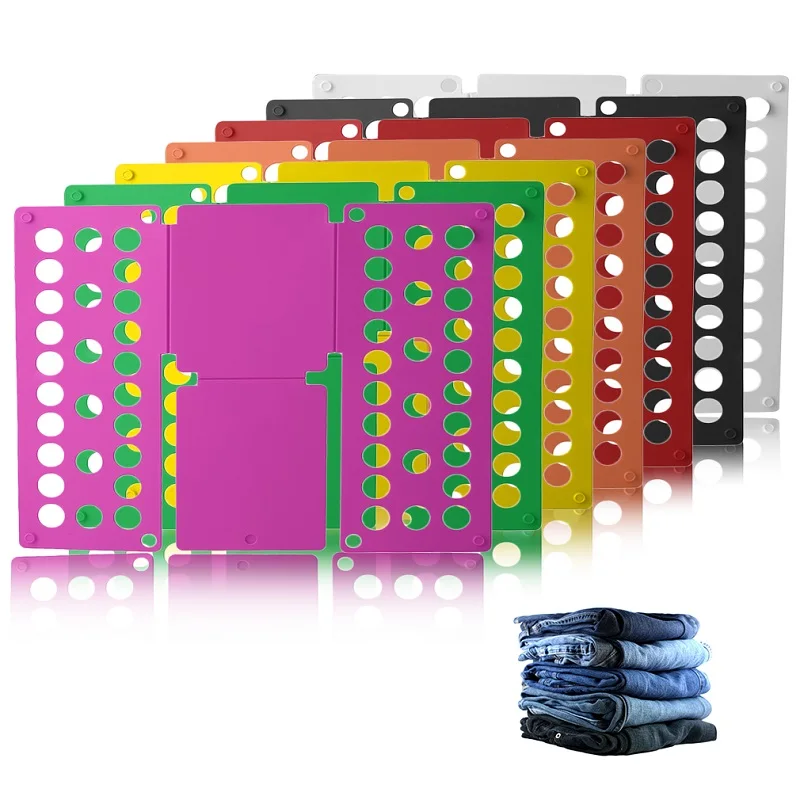 Schnell Haushalt Tuch Klapp Bord Kind/Erwachsene Kleidung Ordner Closet Organizer Kleidung Ordner