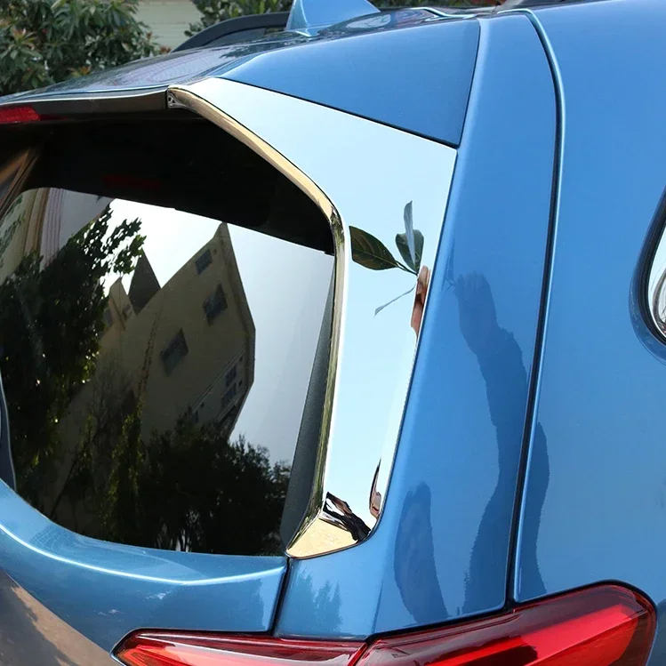 Chrom Heckscheibe Windschutz scheibe Seitens poiler Verkleidungen Abdeckung für Subaru Förster sk