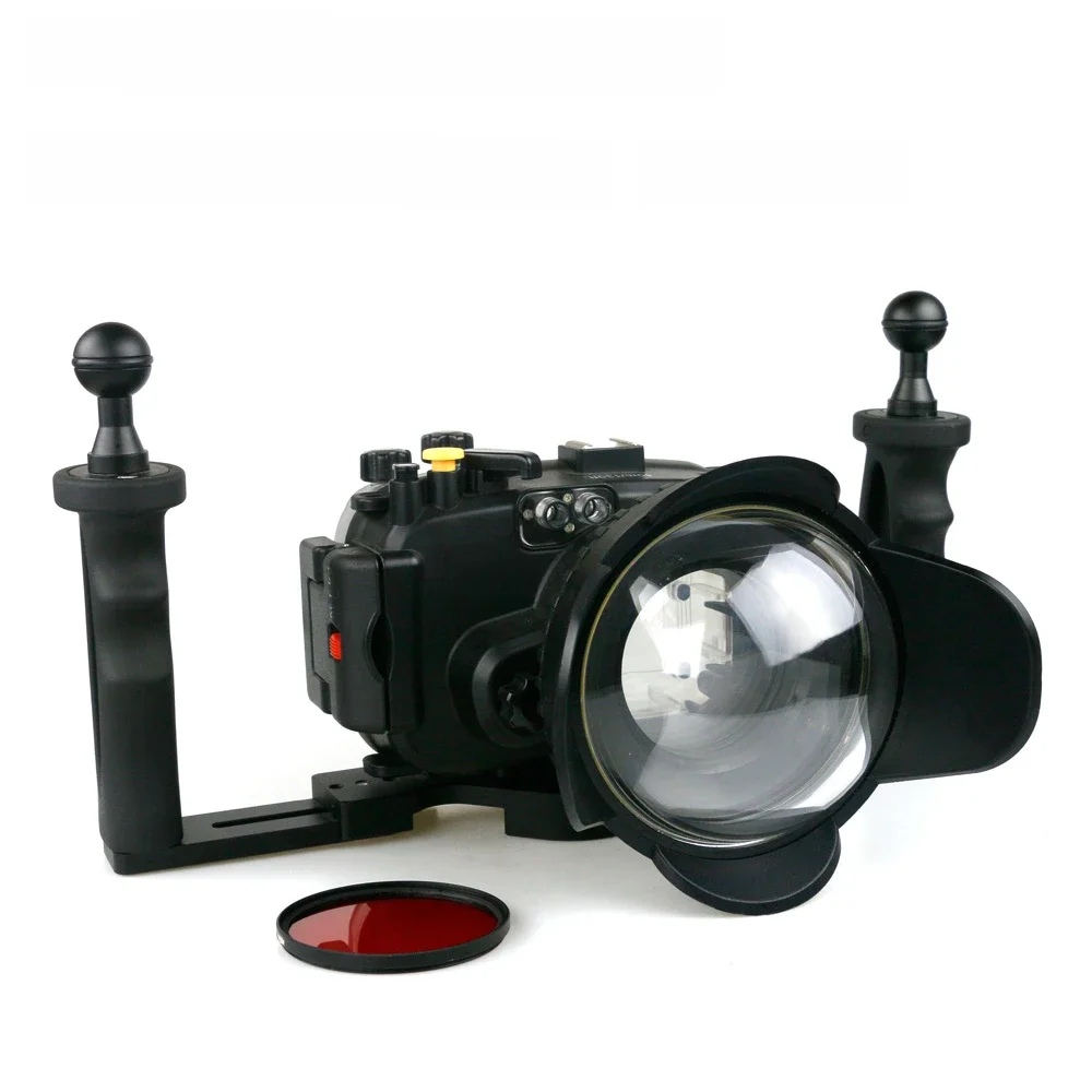 40m 130ft Wasserdicht Unterwasser Gehäuse Kamera Tauchen Fall für Sony A5000 A5100 A6000 A6300 A6400