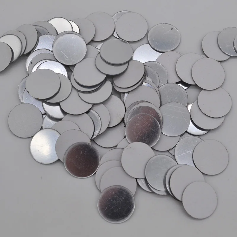 2cm Mini Runde/Herz Spiegel Wand Aufkleber 100 pcs/lot Acryl Aufkleber DIY 3D Decals Kinder