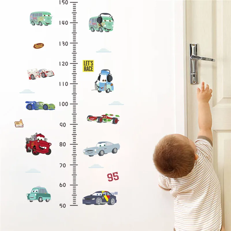 Cartoon Wachstum Chart Höhe Messen Auto Wand Aufkleber Kinder Zimmer Dekoration Diy Auto Startseite