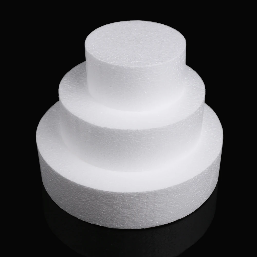 Kuchen Schaum Form Polystyrol Blume Kuchen Decor Dummy Praxis Sugarcraft Leichte Partei DIY