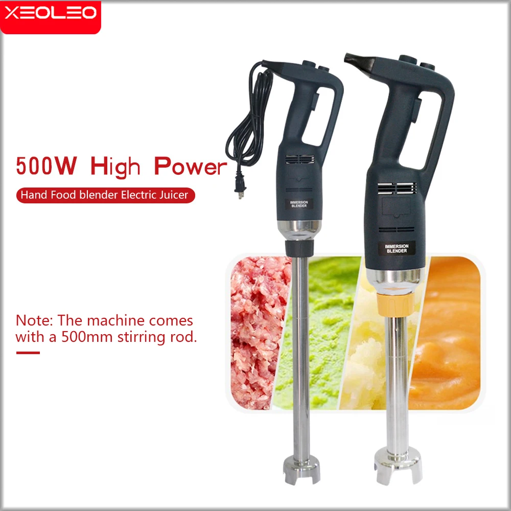 XEOLEO-Liquidificador Portátil Pesado Profissional, 500W, Velocidade Variável, Misturador De