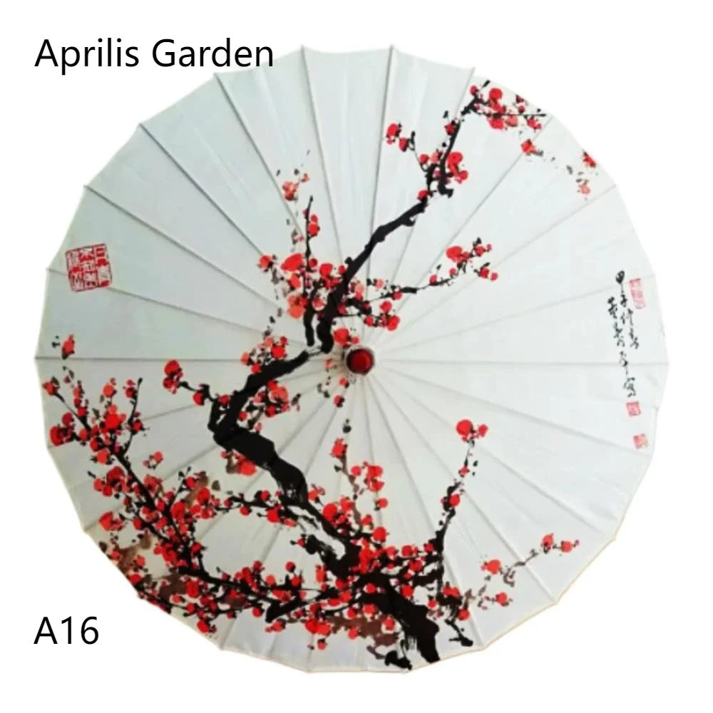 Seide Tuch Frauen Regenschirm Japanischen Kirschblüten Alte Dance Umbrella Dekorative Regenschirm