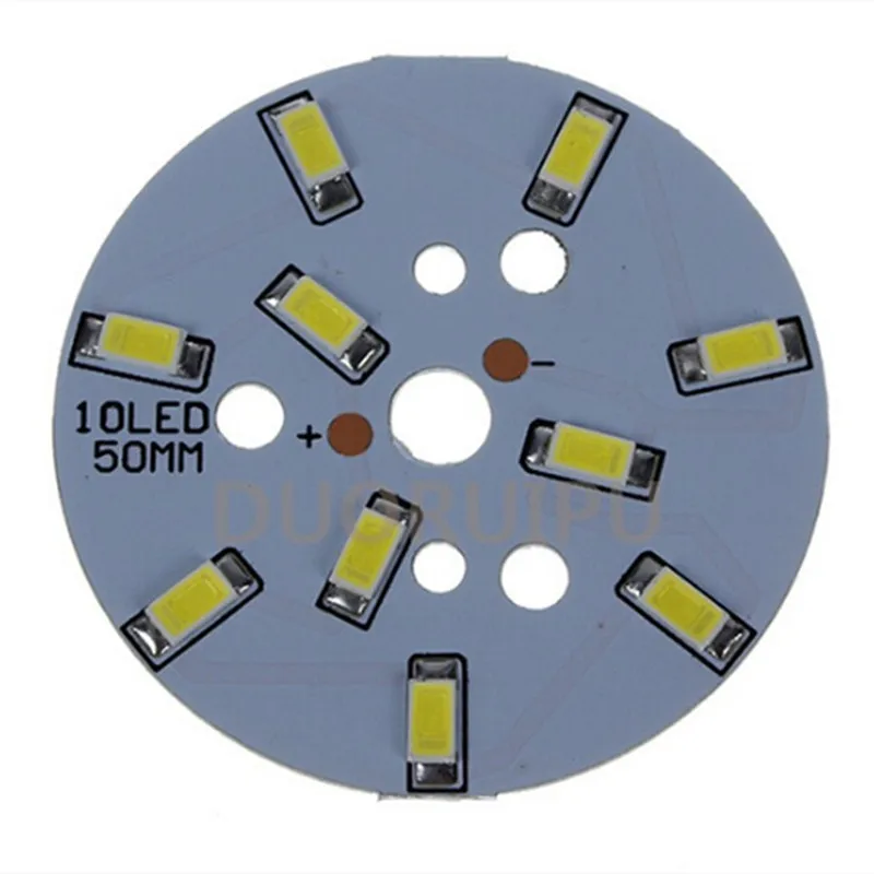 5w smd5730 LED Cob Chip Modul Lampe Panel (Platte) warmweiß/weiß 500-600lm Lampen/Scheinwerfer 10St