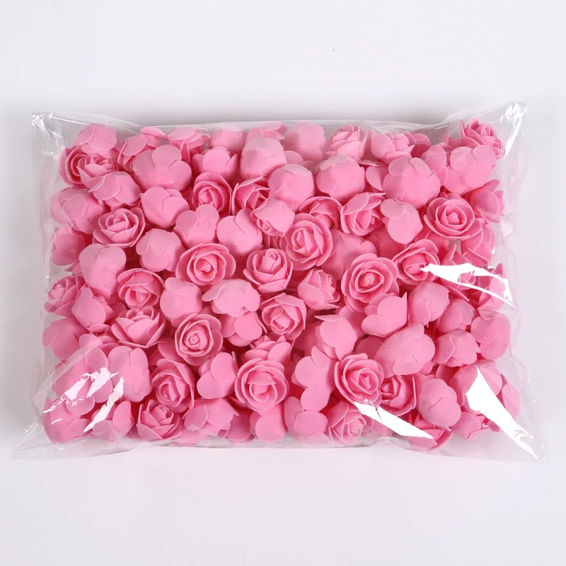 50/100/200 Stück Teddybär von Rosen 3cm Schaum Hochzeit dekorative Weihnachts dekoration für Zuhause