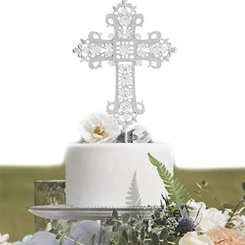 Kreuz Kuchen Topper Taufe Taufe hochzeit Bestätigung Erste 1st Kommunion baby-engagement Ostern