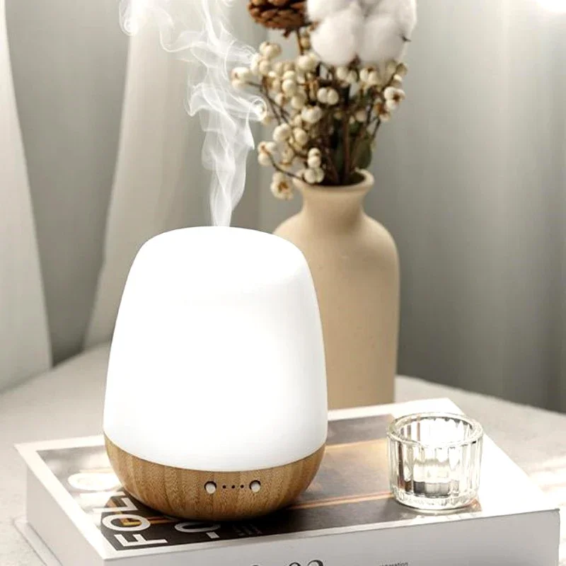 Aroma therapie Diffusor Echtholz Bambus Gummi Glas Luftbe feuchter ätherisches Öl Duft Ultraschall