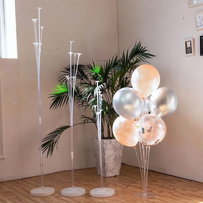 WEIGAO 7/10 schlauch ballon stehen geburtstag luftballons arch stick halter hochzeit decor ballon