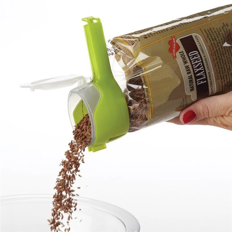 1 stücke Househould Lebensmittel Snack Storage Seal Dicht Gießen Tasche Clips Sealer Clamp