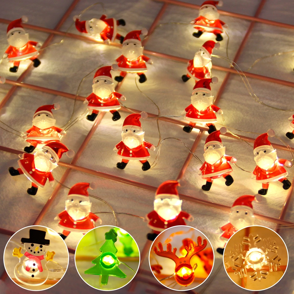 Weihnachts schnur Licht Weihnachts baum Ornament Frohe Weihnachten Dekor für Zuhause Weihnachten