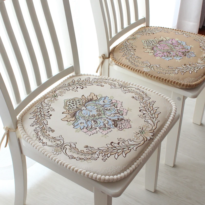 Europa Stil Stuhl Kissen Qualität Dinning Stuhl Kissen Abnehmbare Waschbar Floral Muster Hocker