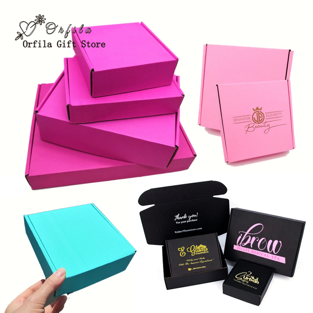 5/10 Stück/Kraftpapier-Box, Verpackung, Geschenkbox, Großhandel, Farbe, kleine Perücke, leer,