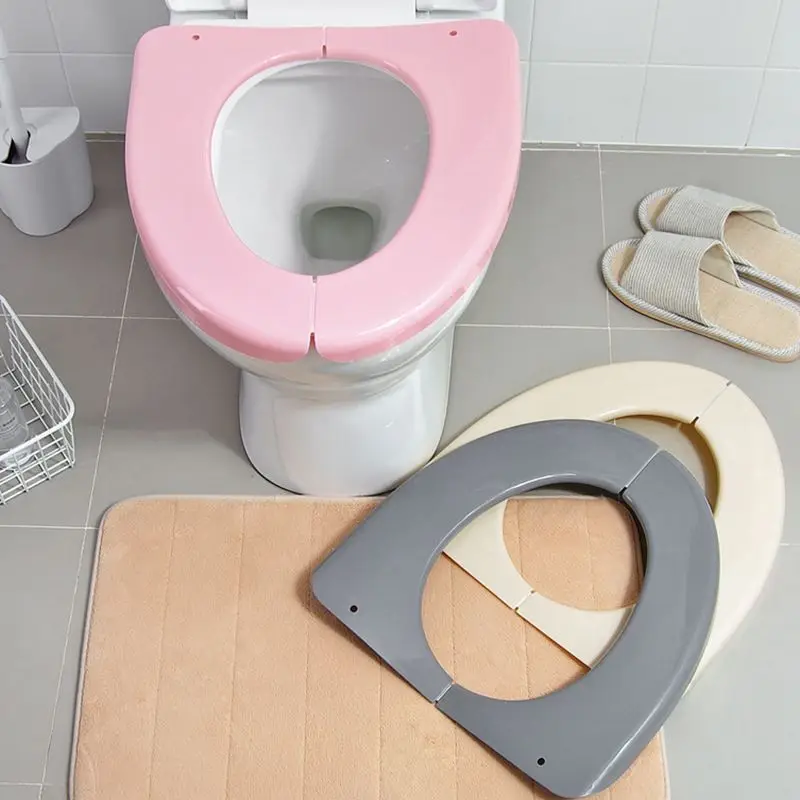 Waterpoof Wc Abdeckung Sitz Deckel Abdeckung Badezimmer Closes Protector Bad Zubehör Faltbare