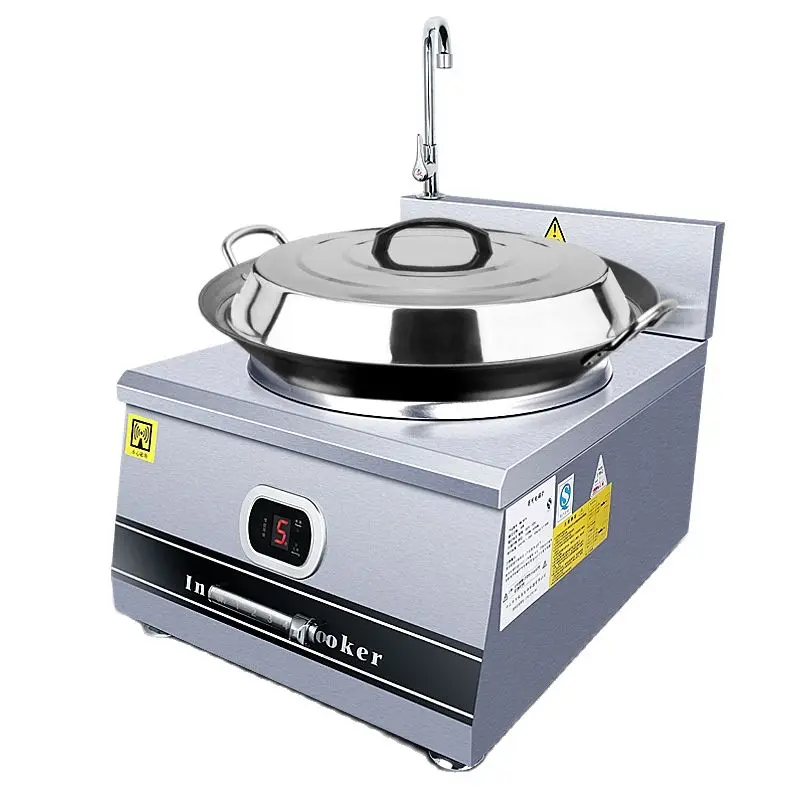 400mm Hochleistungs-Induktion sherd konkaves Desktop-Kochfeld 8000w Induktion sherd großer Kochtopf