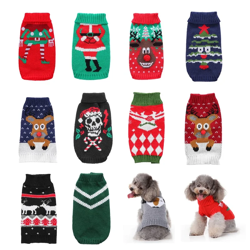 Haustier Hund Pullover Katze Kleidung Für Kleine Hund Kleidung Weihnachten Katze Pullover Hunde