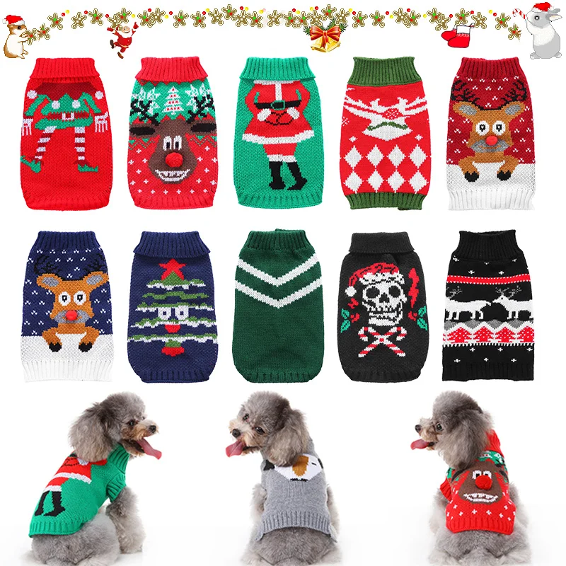 Haustier Katze Pullover Katze Kleidung Für Kleine Hund Kleidung Weihnachten Hund Pullover Katzen