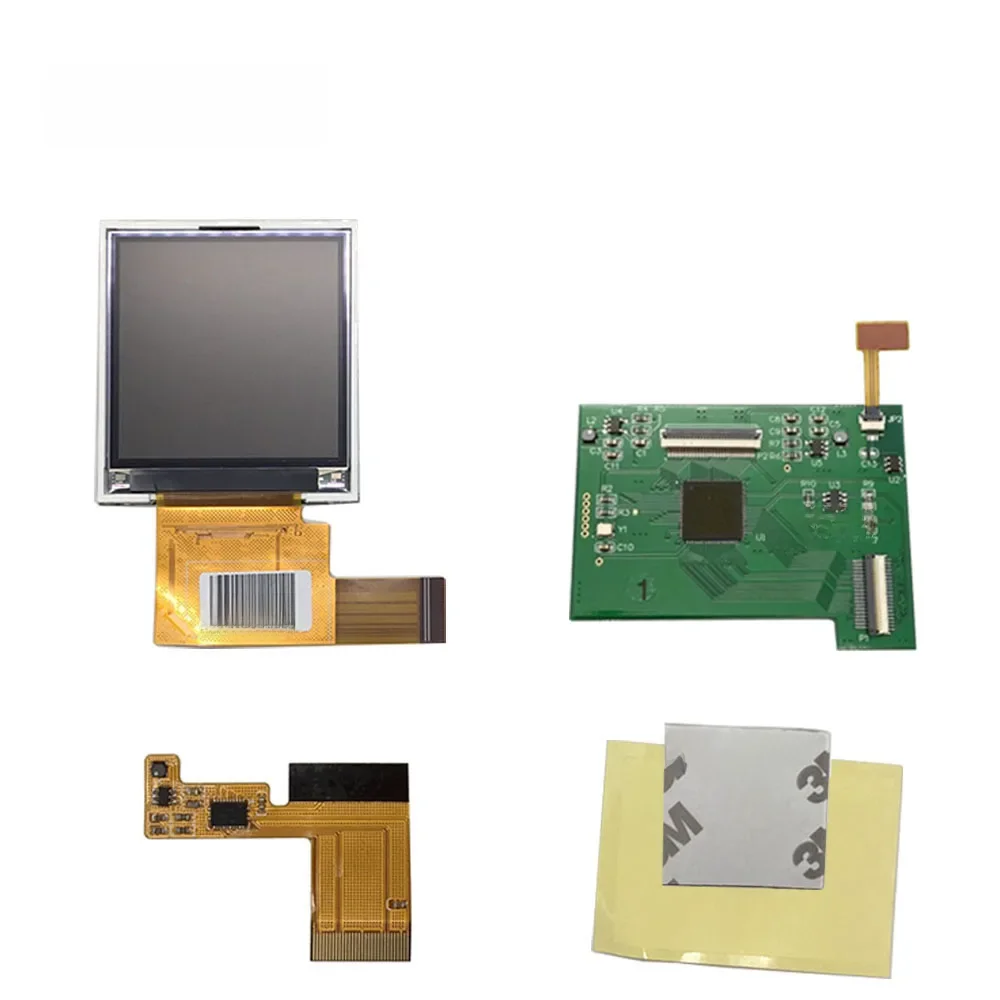 Ersatz LCD Bildschirm Kits für GBP Bildschirm Hintergrundbeleuchtung mit band kabel für Nintend GBP