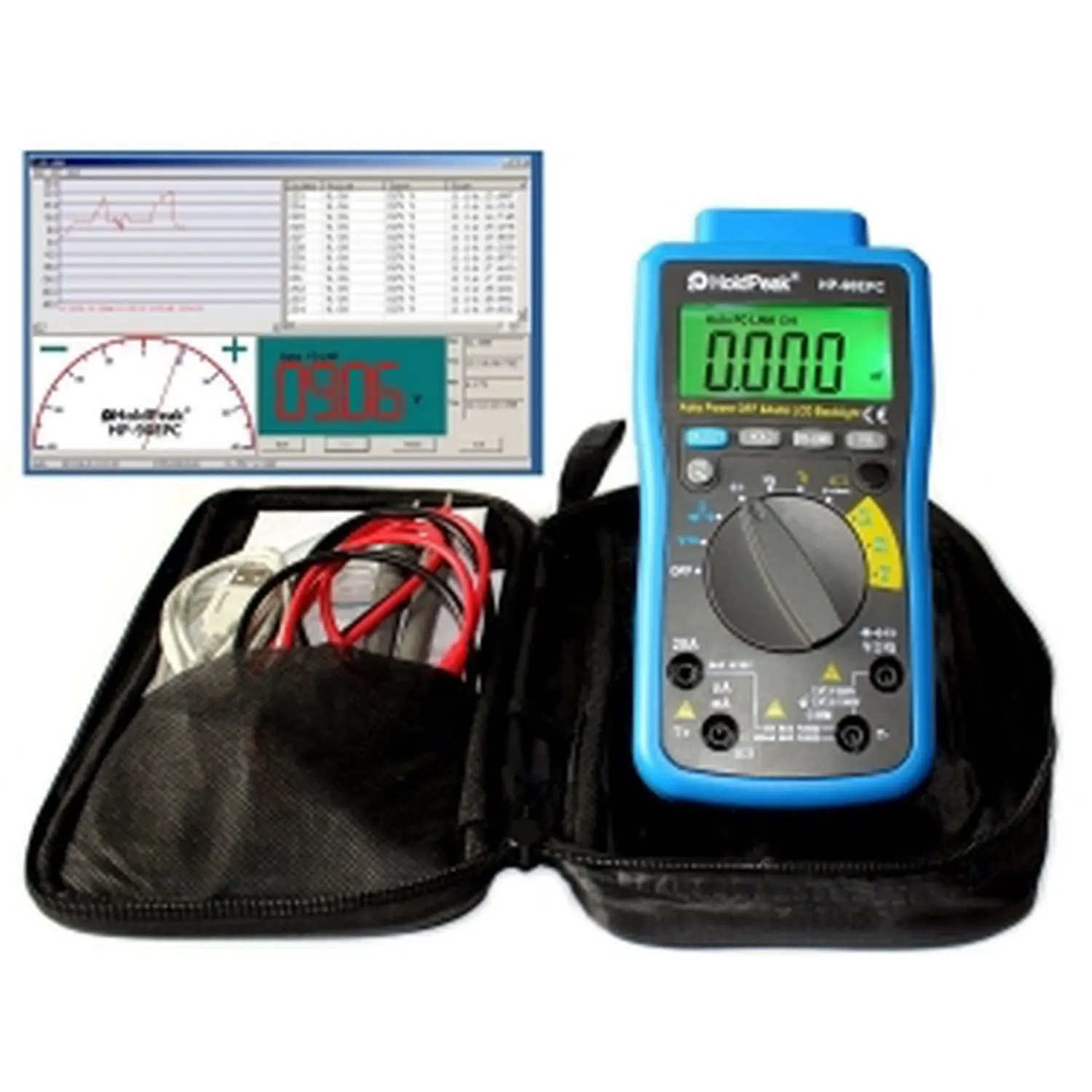 HP-90EPC HoldPeak RMS Auto Ranging Digital Multimeter with Battery Test/Min Max Value