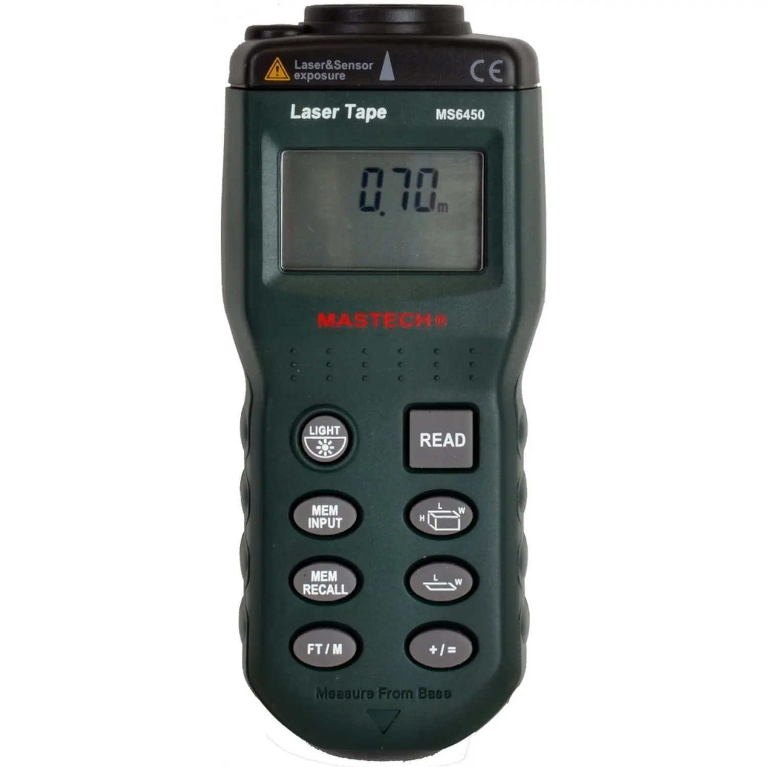 Mastech MS6450 laser pointer ultrasonic distance meter