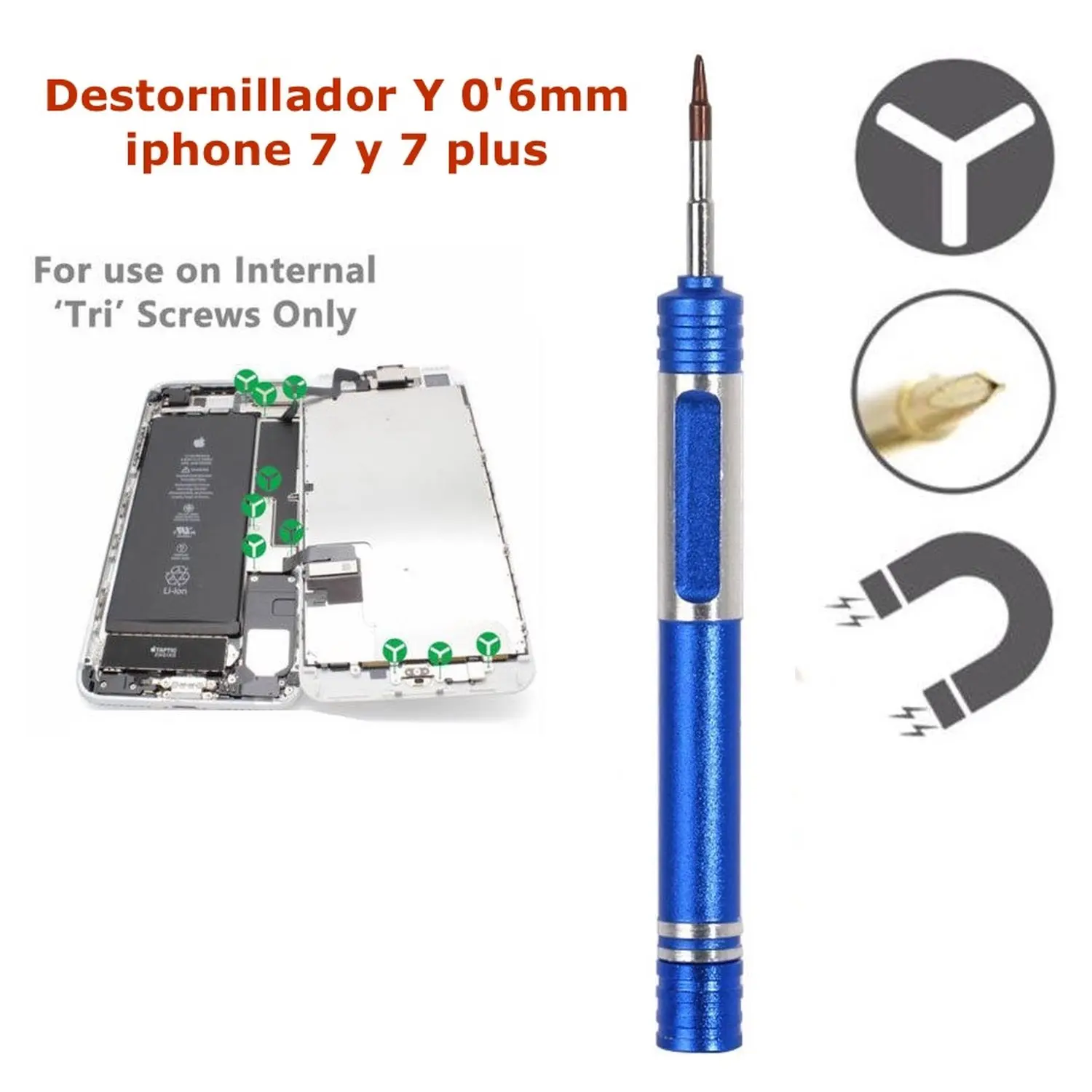 Tri Wing Y Screwdriver 0.6mm Repair iPhone 7, iPhone 7 Plus and Apple Watch