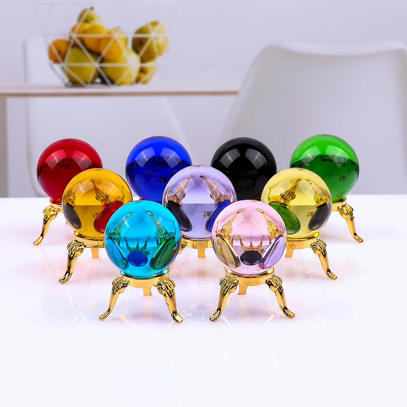 Mini Nette Kristall Ball Asiatischen Seltene Natürliche Magie Ball Healing Kugel Quarz Kugeln