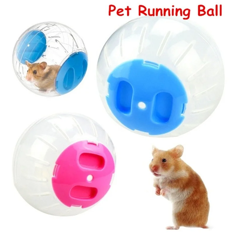 Pet Laufen Kugel Kunststoff Gummi-wrapper Grounder Jogging Hamster Pet Kleine Übung Spielzeug