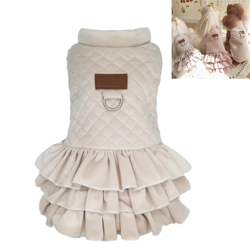 Warme Haustier Hund Kleid Weste Jacke für Hunde Katzen Winter Chihuahua Yorkies Kleidung Malteser