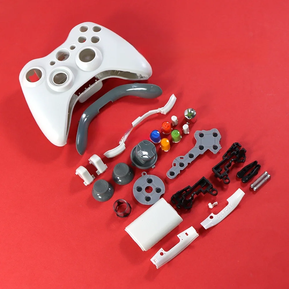 OCGAME Reparatur Teile spielkonsole Gehäuse Fall Shell mit Voller Knöpfe Zubehör kits für xbox 360
