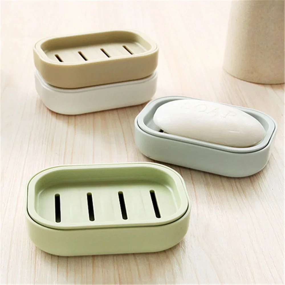 Neue Badezimmer Teller Teller Fall Hause Dusche Reise Wandern Halter Container Seife Box Kunststoff