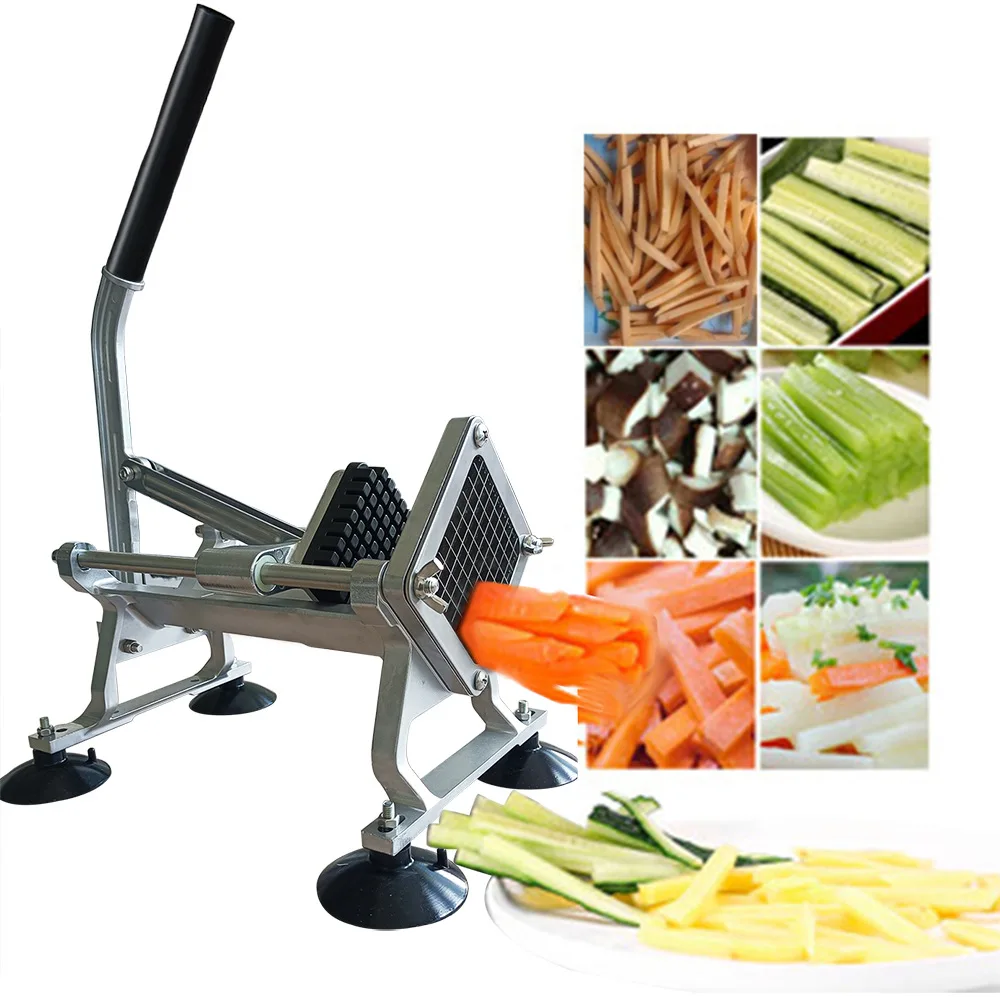 Edelstahl Gemüse Obsts ch neider Kartoffel kommerziellen Pommes Frites Slicer
