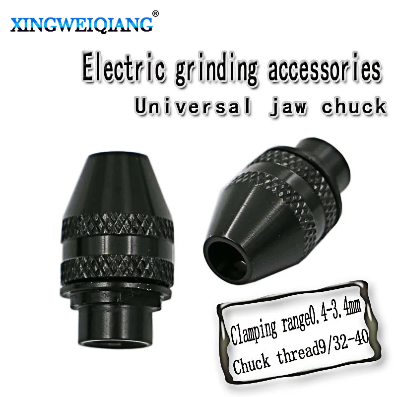 Keyless Bohrfutter Gewinde 9/32 "-40 für Dremel 4000 400 3000 8200 Grinder Dreh Werkzeug 0,4-3,4 MM