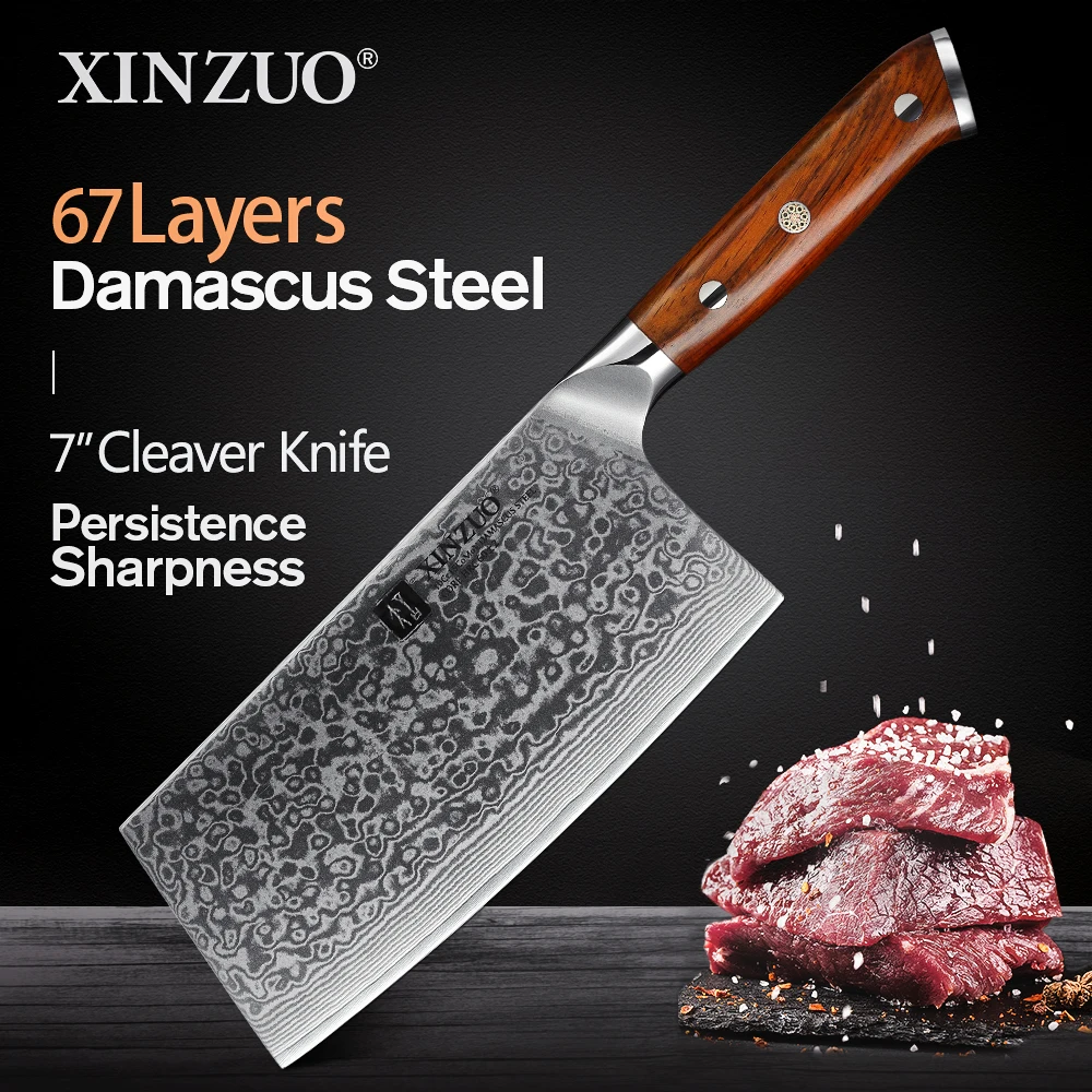 XINZUO 6.5 "Zoll Schneiden Messer Japanischen Stahl Damaskus Stahl Küche Messer Hohe Qualität