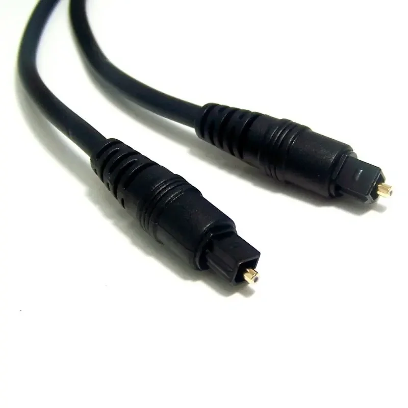 Toslink 2 Meter schwarzes digitales Glasfaser-Audio kabel