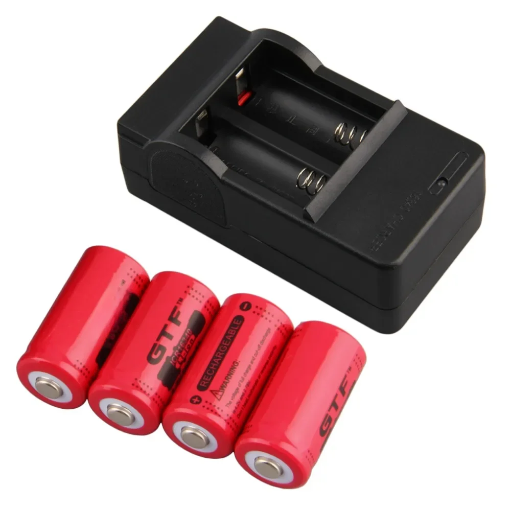 16340 batterie 3,7 V 2800mAh 16340 CR123A Akkus 3,7 V CR123 für Laser Pen LED Taschenlampe 16340