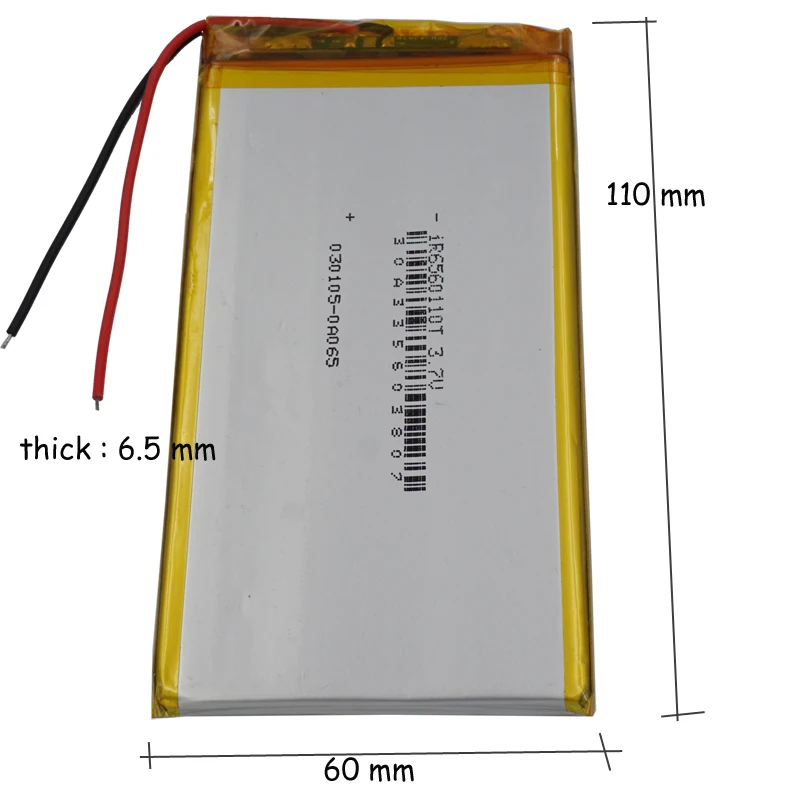 3.7V 170 mAh Polymer Li Lithium Lipo Battery 501230 Li-ion For DVC Mp3 Mp4 Record Pen Headset