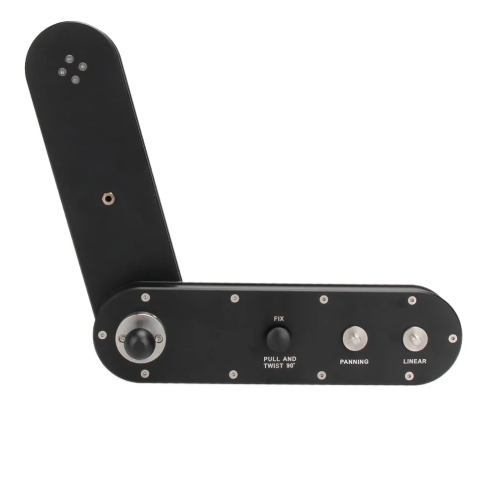 Foleto Tragbare 4X Extention Abstand 24cm bis 70cm Mini Kamera Slider Einstellbare Video Dolly