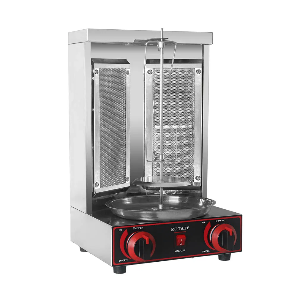 Vertikale Rotierenden BBQ Kebab Fleisch LPG Gas Grill Edelstahl Kommerziellen Döner Döner Fleisch