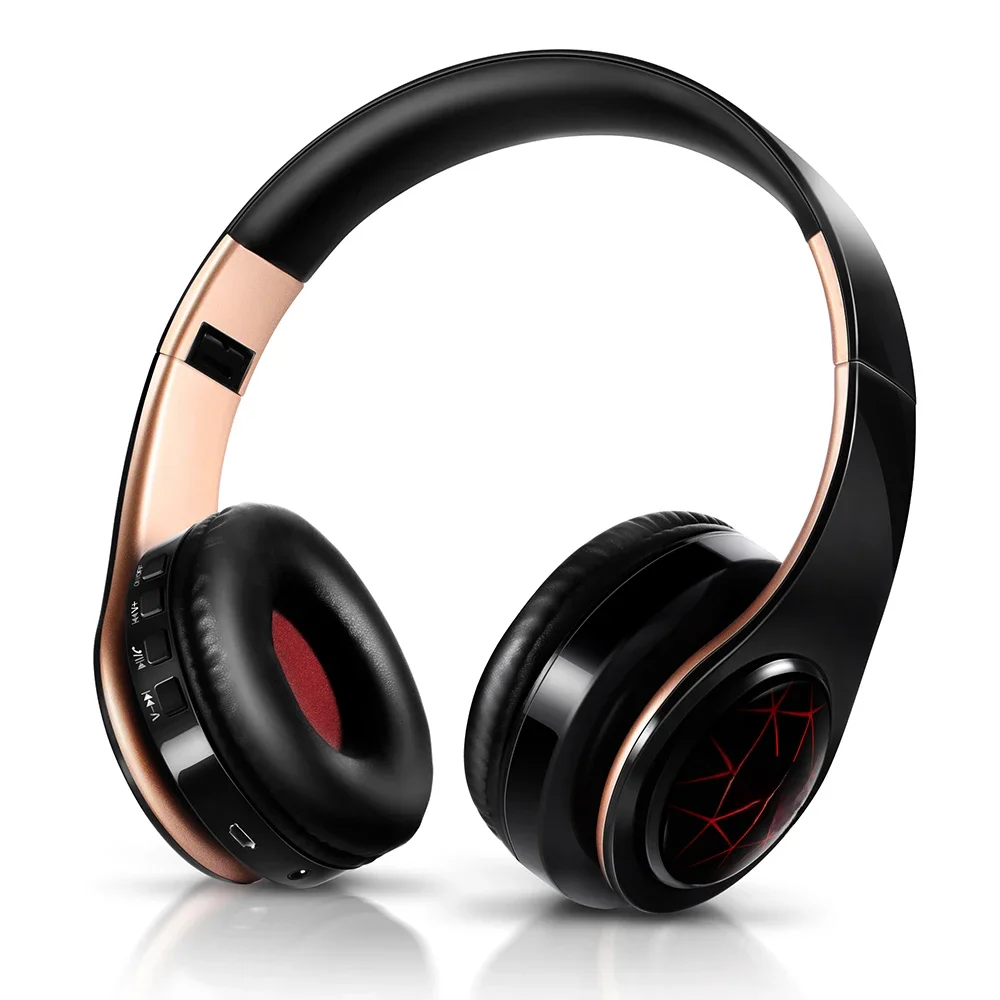 Neuankömmling LED-Atemlichter, kabelloser Bluetooth-Kopfhörer, mobiles Headset, unterstützt mobiles