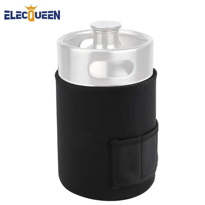 Fass kühler jacke Isolierung Fass Jacke Halten Ihr Bier Kalt Mini Züchter Neopren Parka 2L/5L mit