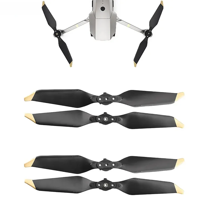 4 stücke Geräuscharm Propeller für DJI Mavic PRO Platin Drone 8331 Noise Reduktion Klinge Requisiten
