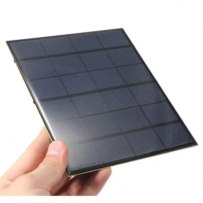 Monokristalline solar panel 6V 3,5 W 580MA mit USB kabel mini Epoxy solar panel batterie ladegerät