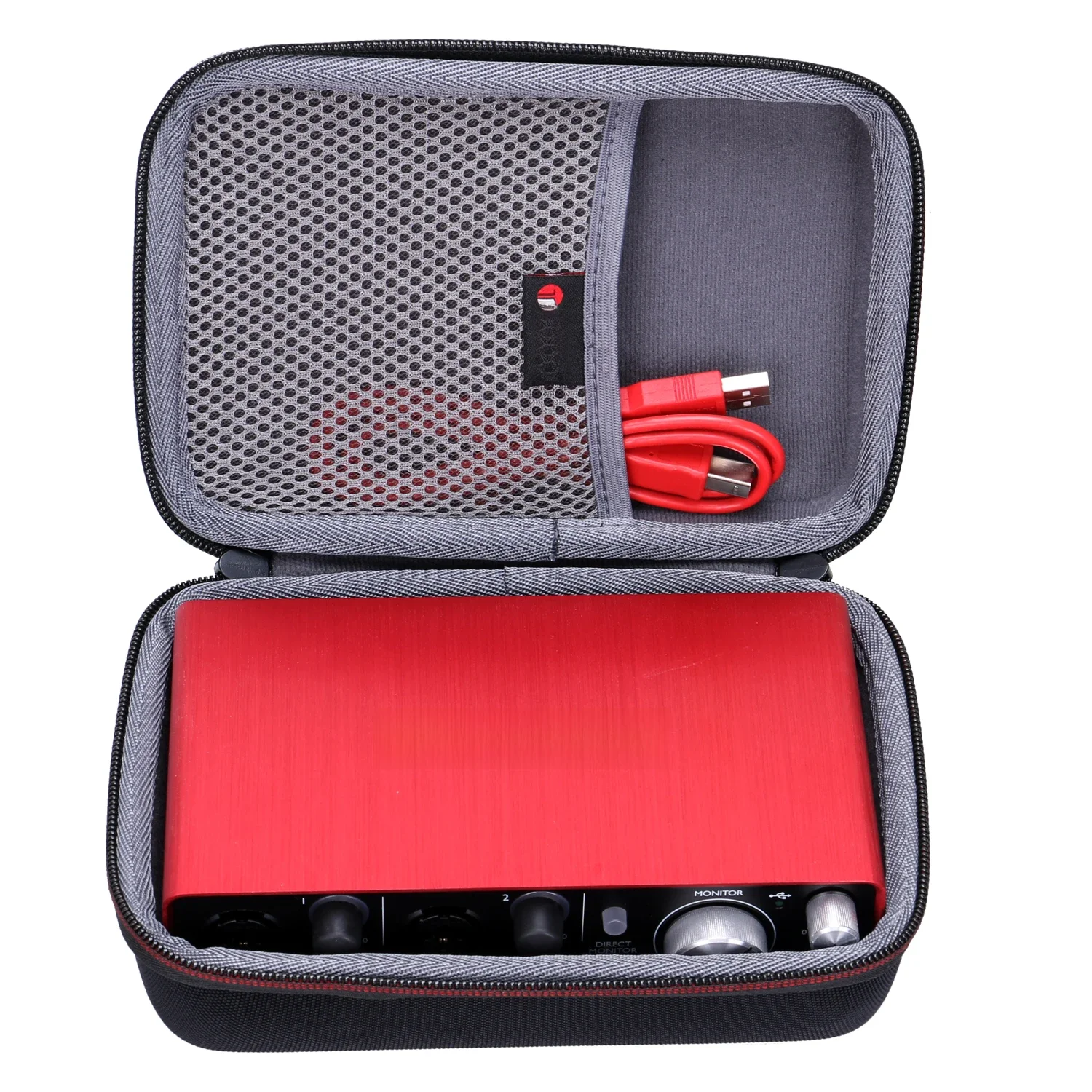 Xanad eva hardcase für focus rite scarlett solo (2. Generation) usb audio interface/roland go mixer