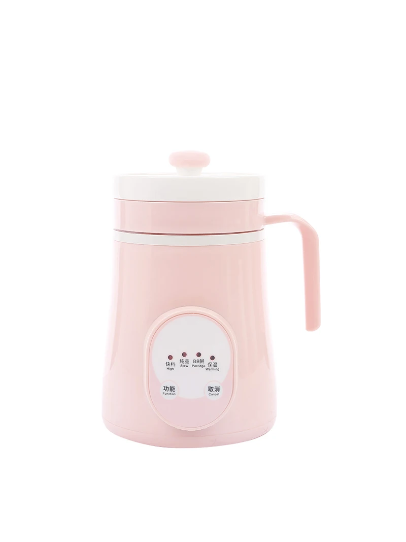 DMWD 600ML Mini Multi-funktion Elektrische Wasserkocher Gesundheit Bewahren Topf keramik Gekocht Tee