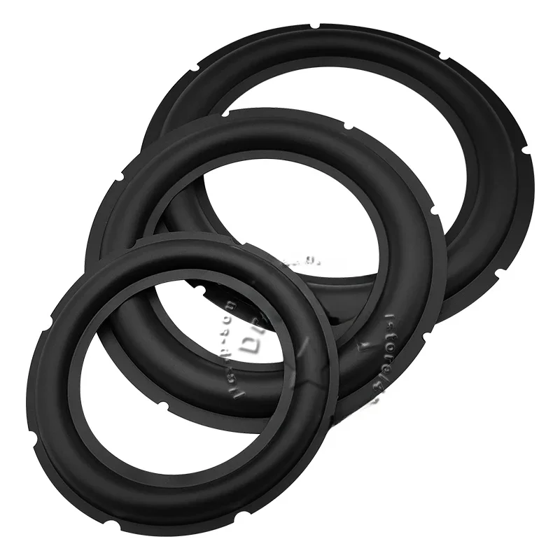 8 "/10"/12 "zoll Lautsprecher Gummi Gefaltet Rand Ring Woofer Reparatur Seite Surround Kreis Ersatz