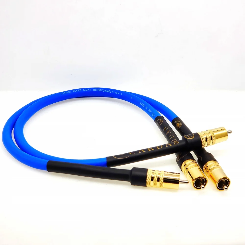 Cardas transparente optische interconnect kabel mit gold überzog RCA kabel für CD und audio spieler